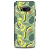 Frutix Avokado 03 Samsung Galaxy S8 Kılıf Desenli Silikon