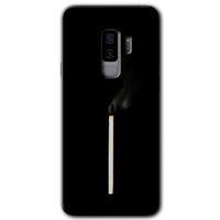 Samsung Galaxy S9 Plus HD Baskılı Kılıf + 9D Tam Ekran Koruyucu - Sönmüş Kibrit
