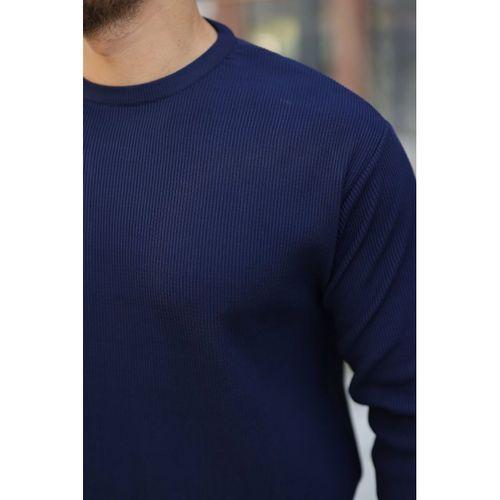 Erkek Selanik Örme Bisiklet Yaka Triko