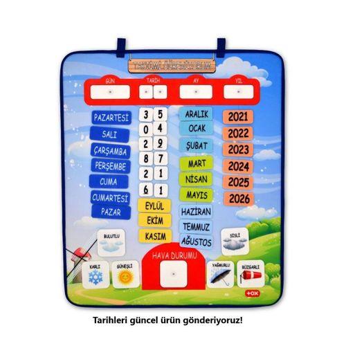 Takvimi Öğreniyorum (2025) Keçe Duvar Panosu