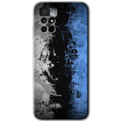 Xiaomi Redmi Note 11 4G HD Baskılı Kılıf + 9D Tam Ekran Koruyucu - Abstract Wallpaper