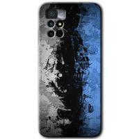 Xiaomi Redmi Note 11 4G HD Baskılı Kılıf + 9D Tam Ekran Koruyucu - Abstract Wallpaper