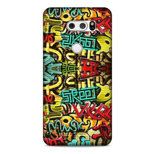 Graffitix (26) Desenli Silikon Kapak LG K50S Kılıf