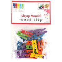 SÜDOR AHŞAP MANDAL KÜÇÜK ( 2,5 cm ) 30'lu RENKLİ