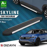 S-Dizayn VW T-Roc Skyline Aluminyum Yan Basamak 173 Cm 2019 Üzeri A+ Kalite