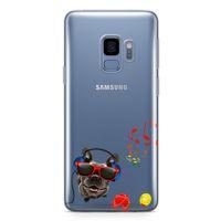 Samsung Galaxy S9 Kılıf Entel Köpek Arka Kapak Koruma Desenli Full Koruyucu
