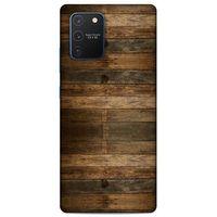 Lopard Samsung Galaxy S10 Lite Uyumlu Kılıf Wood'X (19) Kılıfları Baskılı