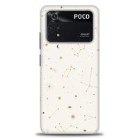 Xiaomi Poco M4 Pro 4G Kılıf HD Baskılı Kılıf - Yıldız Haritası + Tam Ekran Koruyucu