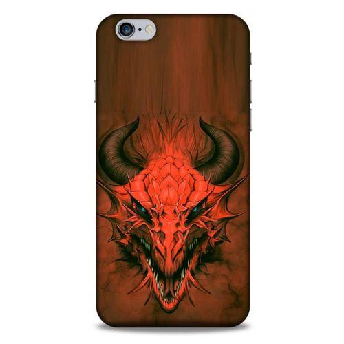 Apple Iphone 6 Plus Kılıf Dragons (14) Lansman Kılıf Kırmızı Boynuzlu Ejderha