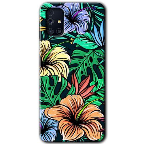 Samsung Galaxy M31s Kılıf HD Desen Baskılı Arka Kapak - Hibiscus Flowers