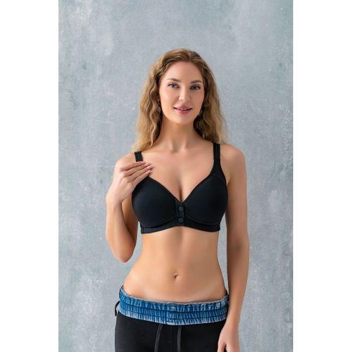 Çıtçıtlı Toparlayıcı Minimizer Sütyen Siyah (brf11991)