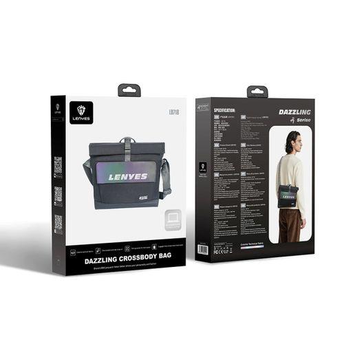 Lenyes LB718 Dazzling Serisi Çok Amaçlı Su Geçirmez Omuz Askılı Seyahat Çantası