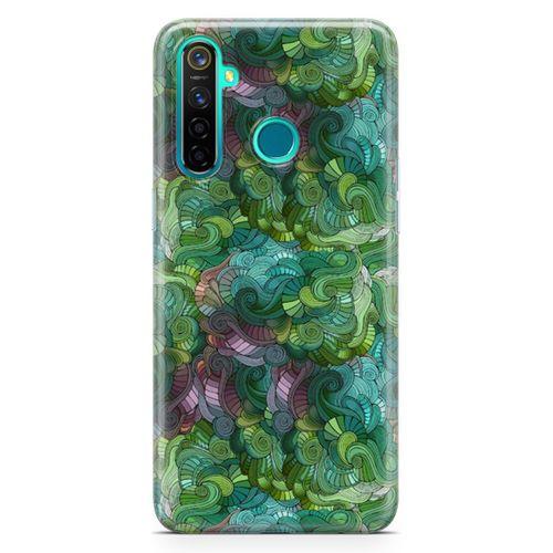 Realme 5 Pro Kılıf Sarmal Girdap Arka Kapak Koruma Desenli Full Koruyucu