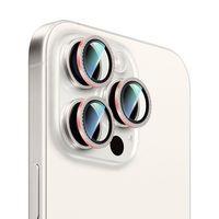 Apple iPhone 16 Pro CaseWorld Alloy Sparkling Diamond Serisi Taşlı Lens Koruyucu