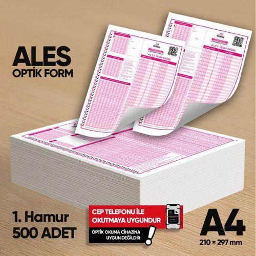 ALES Deneme Sınavları İçin 500 Adet (80 GR) Optik Form