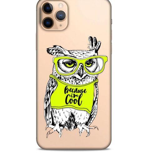 Zoologix (35) Apple iPhone 12 Pro Şeffaf Kılıf Silikon Desenli