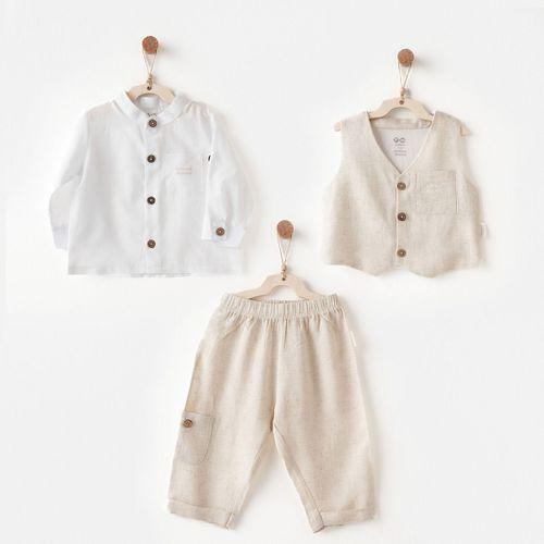 Andywawa Andywawa AC26721 Wawa Special 3lü Takım Beige