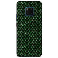 Huawei Mate 20 Pro Kılıf Dragons (5) Koruma Kabı Ejderha Koyu Yeşil Pul