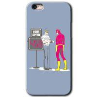 Potkal Hediye Fabrikası iPhone 6 HD Baskılı Kılıf + 9D Tam Ekran Koruyucu - Hız Limiti