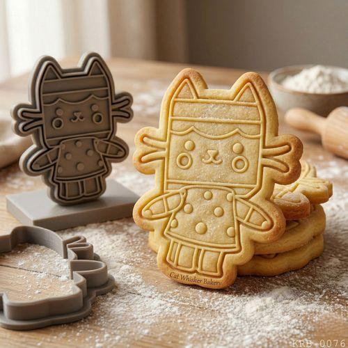 Kedi Figürlü Hamur Şekillendirici Kurabiye Kalıbı Oyun Hamuru Kalıbı 6 5 cm