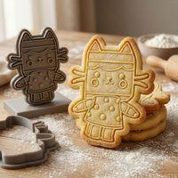 Kedi Figürlü Hamur Şekillendirici Kurabiye Kalıbı Oyun Hamuru Kalıbı 6 5 cm