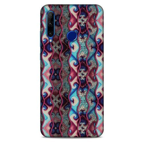 Huawei Y6P Kılıf Baskılı Özel Seri Taşlı (40) Fit Silikon Kılıf