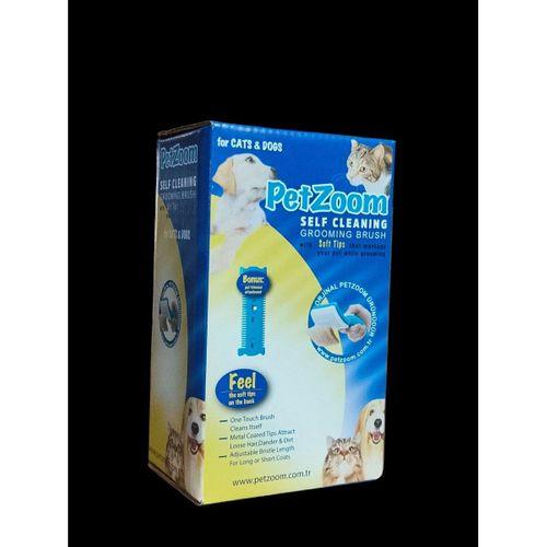 Lüks Basmalı Kedi Köpek Tarağı – Tüy Toplama Ve Temizleme, Ergonomik, Kolay Kullanım