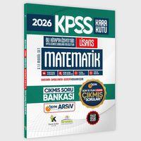 2026 FULLLisans KPSS Lisans Matematik Kara Kutu ÖSYM Çıkmış Soru Bankası Son 15 Yıl(Sadece Lisans)