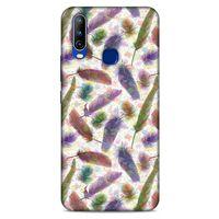 General Mobile GM 10 Kılıf Desenli Özel Seri Tüyler (33) Hybrid Kılıf