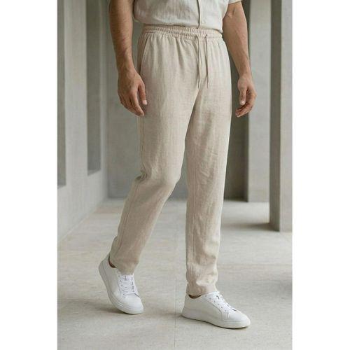 Prawer Baggy Kalıp Odessa Kumaş Jogger Erkek Pantolon- Bej
