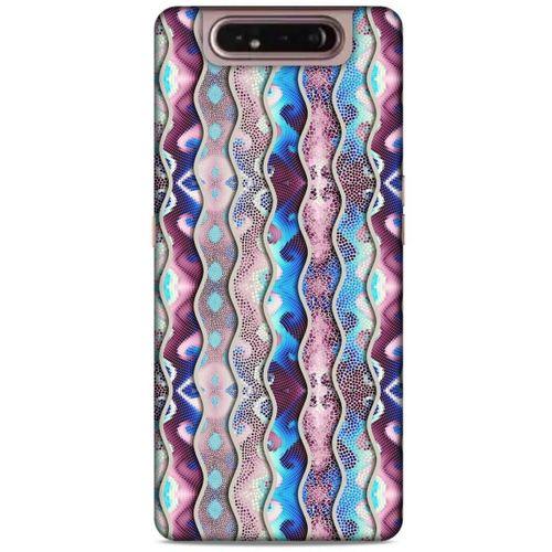 Samsung Galaxy A80 Kılıf Baskılı Özel Seri Taşlı (31) TPU Kılıf