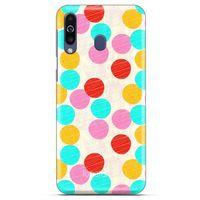 Alcatel 1S Kılıf Pastel Renkler (30) Silicone Case Turkuaz Pembe