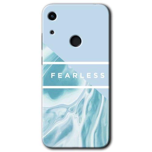 Honor 8A Kılıf HD Desen Baskılı Arka Kapak - Fearless