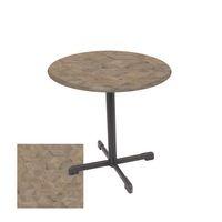 Dockers Halley Yuvarlak ESB Masa Çap 70cm - (Werzalit, Wermodin ve Allzalit Tabla) - Edgy Wood