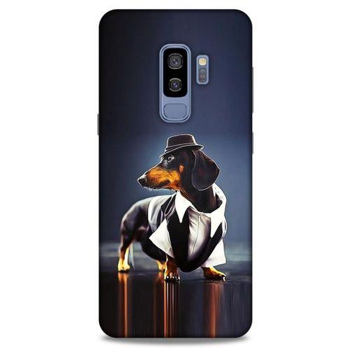 Samsung Galaxy S9 Plus Kılıf Köpek Kıyafetleri (1) Kılıfı Dakhund Gömlek