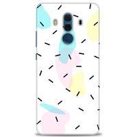 Huawei Mate 10 Pro Kılıf HD Baskılı Kılıf - Çubuklar ve Renkler + Tam Ekran Koruyucu