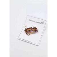 Sol Anahtarı Broş - Altın