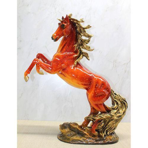 Polyester Şahlanmış At Figürü