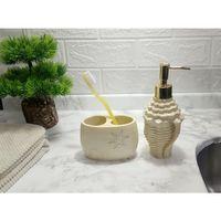 Sıvı Sabunluk,Diş Fırçalık 2 Li Banyo Seti,İstiridye