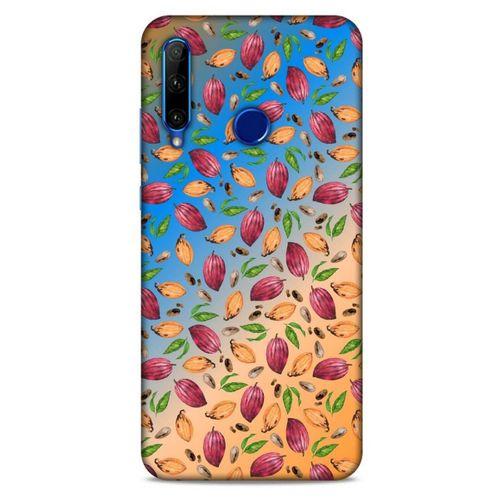 Frutix Kakao Çekirdeği 02 Huawei Y6P Kılıf Desenli Silikon
