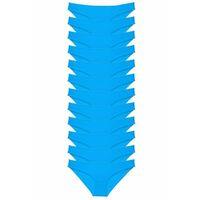 12 adet Süper Eko Set Likralı Kadın Slip Külot Mavi