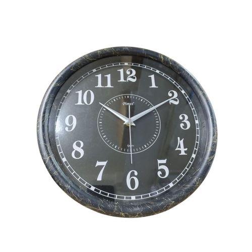 PİMES 40 DUVAR SAATİ SİYAH Mermer