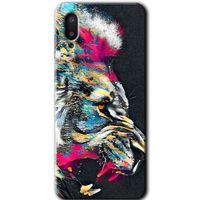 Galaxy A02 Kılıf HD Desen Baskılı Arka Kapak - Colorfull Aslan + Kırılmaz Cam