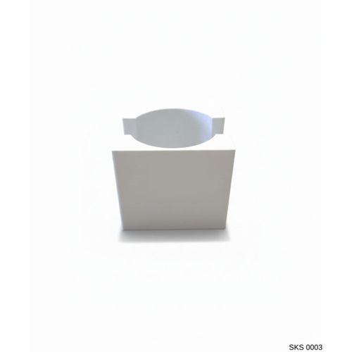 Beyaz Harf Seklinde Mini Dekoratif Saksi Kisiye Ozel Bas Harf Tasarim 7 Cm Masa Ustu Ofis Dekoru