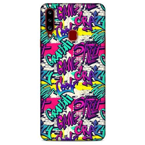 Graffitix (29) Desenli Silikon Kapak Samsung Galaxy A20s Kılıf