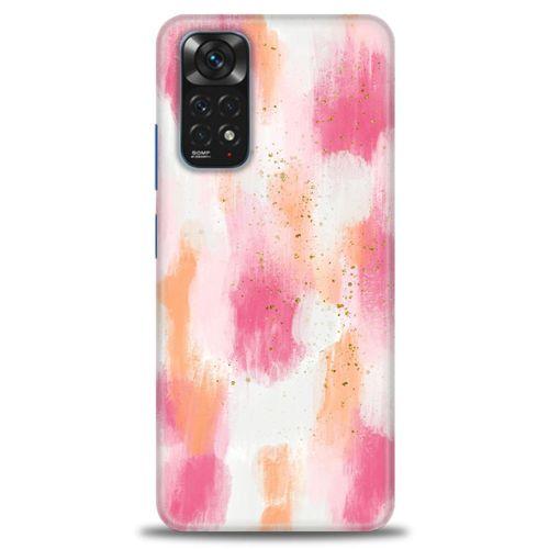 Xiaomi Redmi Note 11 Kılıf HD Baskılı Kılıf - Pembe Palet + Tam Ekran Koruyucu