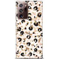 Samsung Galaxy Note 20 Kılıf HD Baskılı Kılıf - Leopar + Tam Ekran Koruyucu