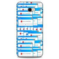 Retro (48) Desen Bumper Kılıf Renkli Samsung Galaxy J4 Plus Kılıf
