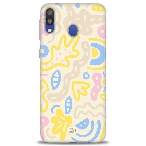 Samsung Galaxy A10S Kılıf HD Baskılı Kılıf - Krem Tonları + Tam Ekran Koruyucu