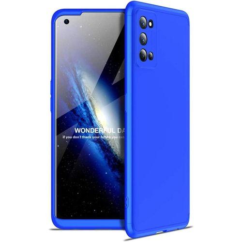 Realme 7 Pro Uyumlu Kılıf Koruyucu Sert Double Dip Protective Siyah-Mavi